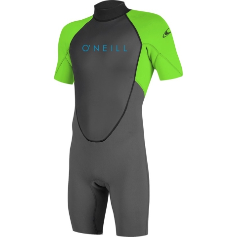 O'Neill Youth Reactor II 2mm Rug Ritssluiting Shorty Wetsuit