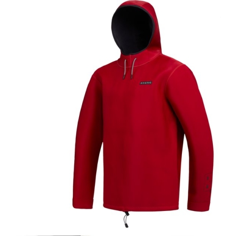 2023 Mystic Star Sweat 2mm Neopreen Hoodie - Rood
