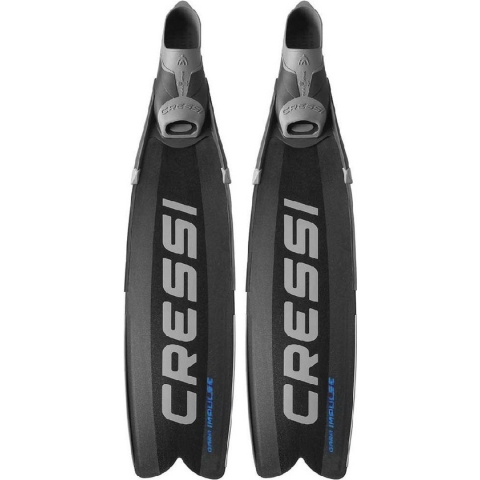 Cressi Gara Turbo Impulse Speervissen Zwemvliezen EU 44-45 Black