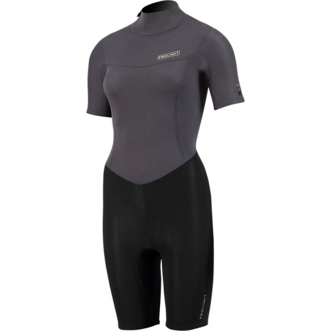 Prolimit Edge 2/2mm shorty backzip wetsuit black