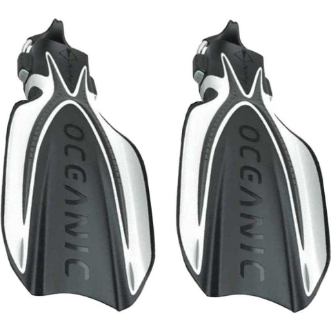 Oceanic Manta Ray Vinnen Wit/Zwart - maat XL