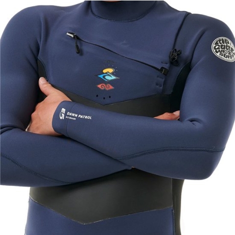Rip Curl Heren Dawn Patrol 4/3mm Borst Ritssluiting Wetsuit 157MF