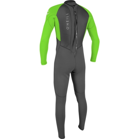 2023 O'Neill Youth Reactor II 3/2mm Rug Ritssluiting Wetsuit - Gr