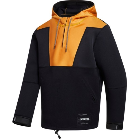 Mystic Fulmar Neoprene Hoodie 3/2mm - 2023 - Retro Orange - L