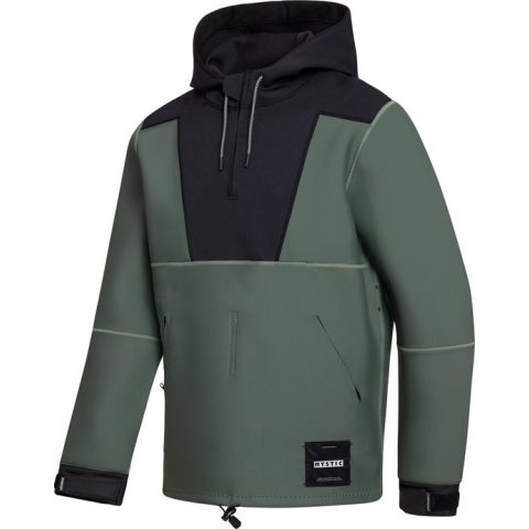 Mystic Fulmar Neoprene Hoodie 3/2mm - 2023 - Dark Olive - S