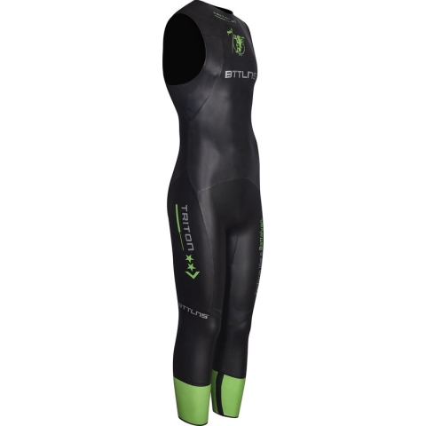 BTTLNS wetsuit - zwempak - triathlon zwempak - openwater wetsuit - wetsuit mouwloos heren - Triton 1.0 - ML