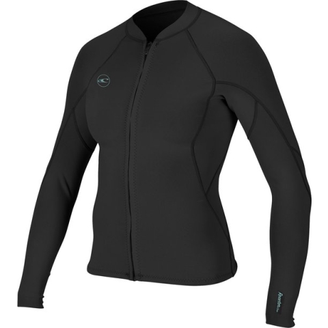 2023 O'neill Vrouwen Reactor Ii 1.5mm Front Zip Neopreen Jas - Zw