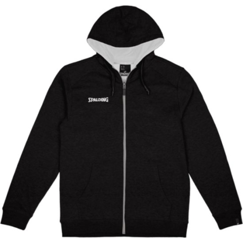 Spalding Flow Zipper Sweater Met Kap Kinderen - Zwart | Maat: 128