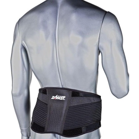 Zamst ZW-7 Rugbrace - Zwart - M