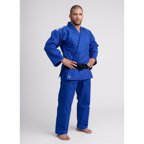 Ippon Gear Fighter 2 blauwe jas slimfit (Maat: 165)