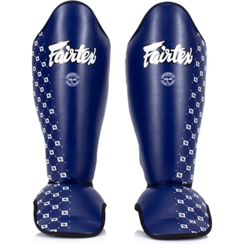 Fairtex Competition Scheenbeschermers - blauw - maat XL