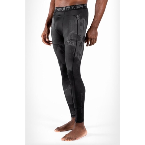 Venum SKULL Sportlegging Spats Tights Zwart Zwart XL - Jeans Maat 36