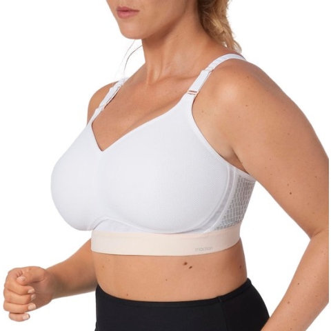 Triumph Triaction Hybrid Lite P EX Dames Sportbeha - WHITE - Maat F080