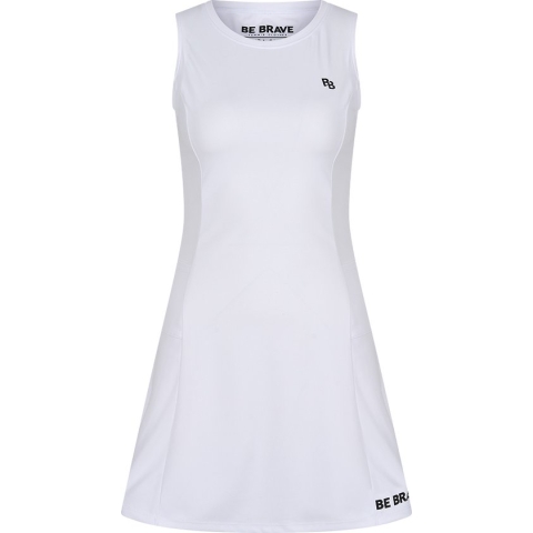 BB - Tennisjurk - Skaterdress - M - Wit - Inclusief short en zakken