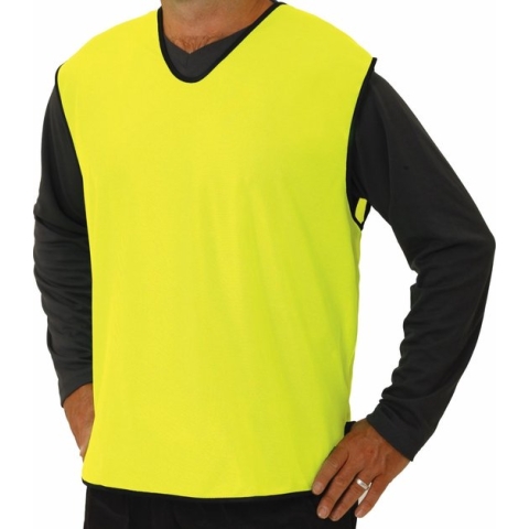 10 x Pirotti mesh trainingsovergooier / hesje - fluor geel - maat: extra large