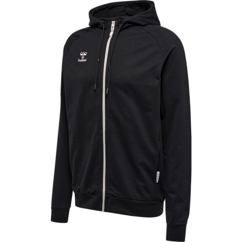 Hummel Move Grid Cotton Zip Hoodie - Sporttruien - zwart - Unisex