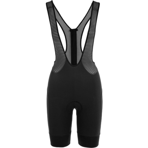 BIORACER Fietsbroek Dames - Fietskledij Vesper - Wielrennen - Korte broek - Bibshort met Zeem - Zwart XS
