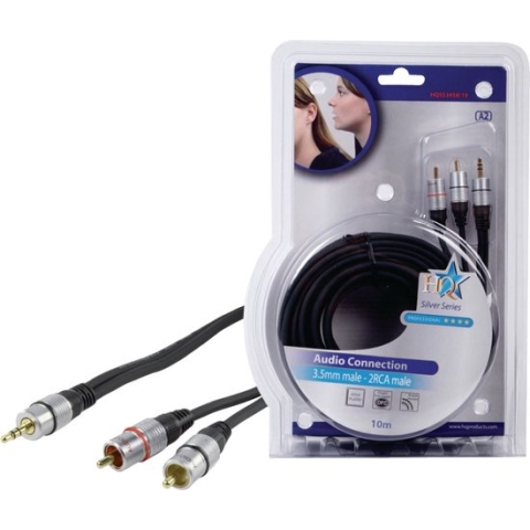HQ hoge kwaliteit audio kabel 10,0 m