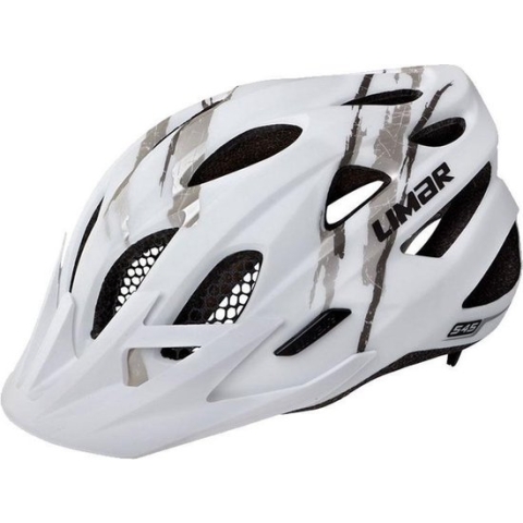 MTB helm wit zilver - Limar 545 White silver - Maat L (57-61 cm) - 270g
