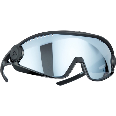 Alpina 5W1NG CM+ Glasses, all black/black mirror