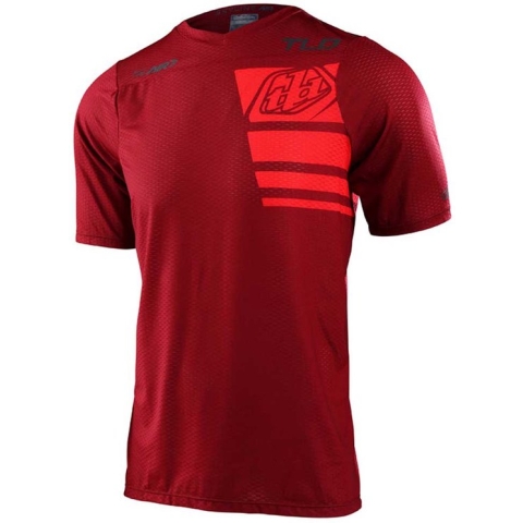 Troy Lee Designs Skyline Air Enduro-trui Met Korte Mouwen Rood XL Man