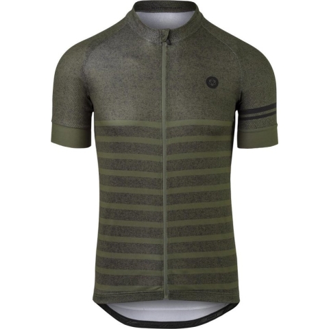 AGU Melange Fietsshirt Essential Heren - Groen - M