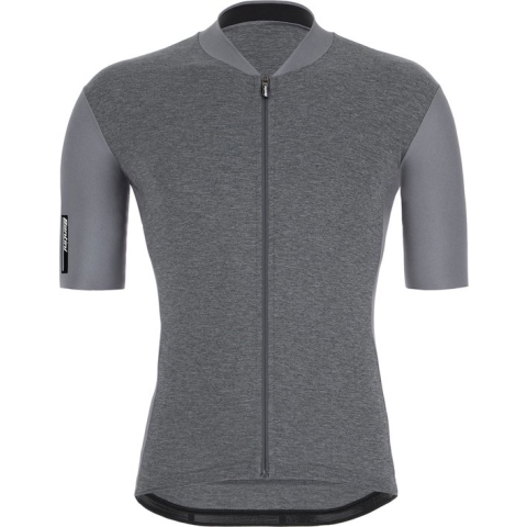 Santini Fietsshirt Korte mouwen Grijs Heren - Color S/S Jersey Gray - M