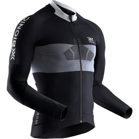 X-bionic Invent 4.0 Jersey Met Lange Mouwen Zwart S Man