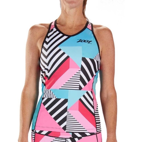 Zoot Ltd Racerback Cali 19 Mouwloos Fietsshirt Blauw XS Vrouw