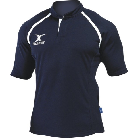 Gilbert Rugbyshirt Xact Ii Blauw - 3XL