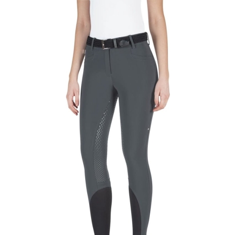 Equiline Damesrijbroek Adellek Highwaist FullGrip - maat 40 - black