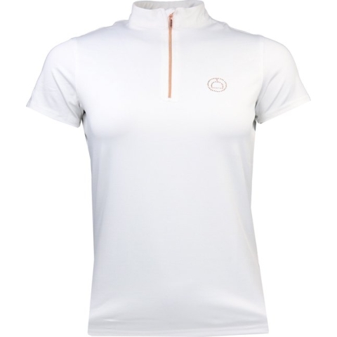 Montar Everly Polo Rosegold - maat L - white-rosegold