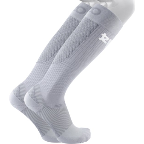 OS1st FS4+ fasciitis plantaris sport compressiesokken maat L (43-47) – grijs – hielspoor – achillespeesontsteking – hielpijn – pijn aan de voetboog – naadloos