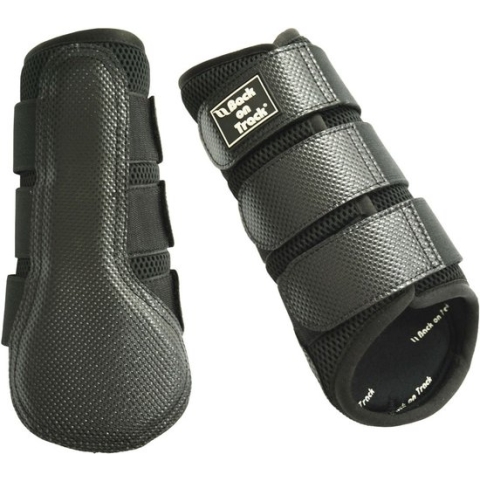 Back On Track 3D Mesh brush boots - Black - Maat XL