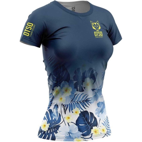 Otso T-shirt Korte Mouw T-shirt Blauw S Vrouw