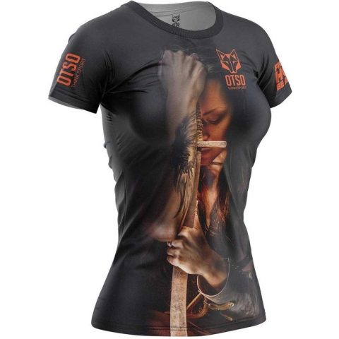 Otso T-shirt Korte Mouw T-shirt Zwart M Vrouw