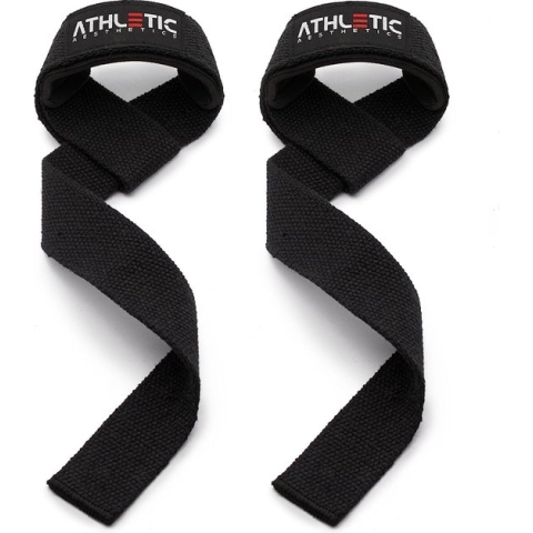 professionele riemen (gevoerd) - 55 cm lang voor krachttraining, bodybuilding & fitness - voor mannen en vrouwen