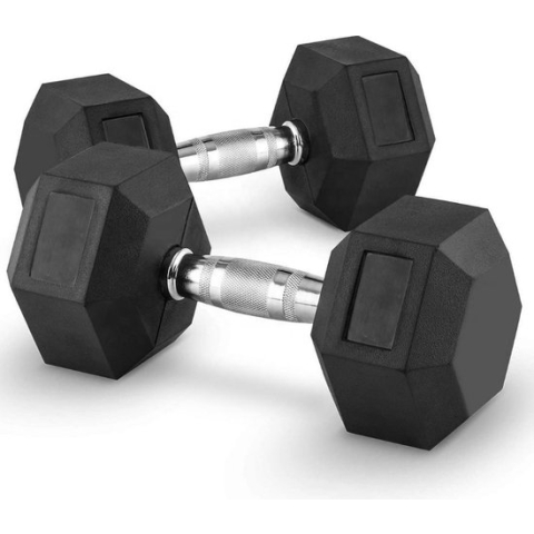 MD Sport | Hexagon | Dumbbell set 10KG - Set van 2 stuks