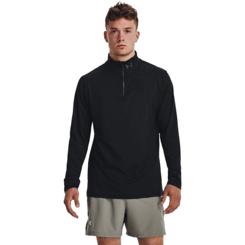 Under Armour Qualifier Run Halve Rits Sweatshirt Zwart XL Man