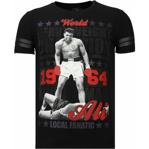 Greatest Of All Time - Ali T-shirt - Zwart