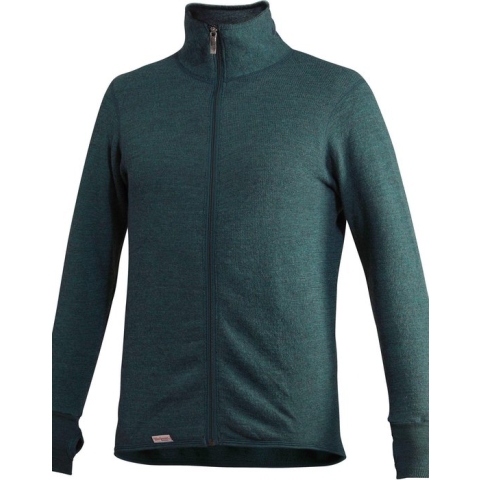 Merino Mid Layer Full Zip Jacket 400 - Forest Green