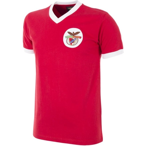 COPA - SL Benfica 1974 - 75 Retro Voetbal Shirt - XL - Rood