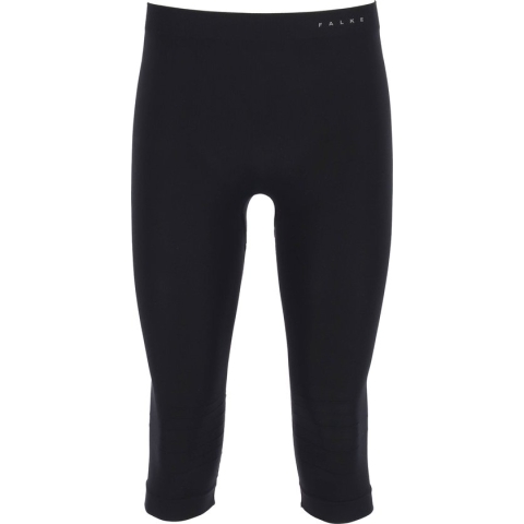 FALKE Warm 3/4 heren thermobroek - kuitlange thermobroek - zwart - Maat: M