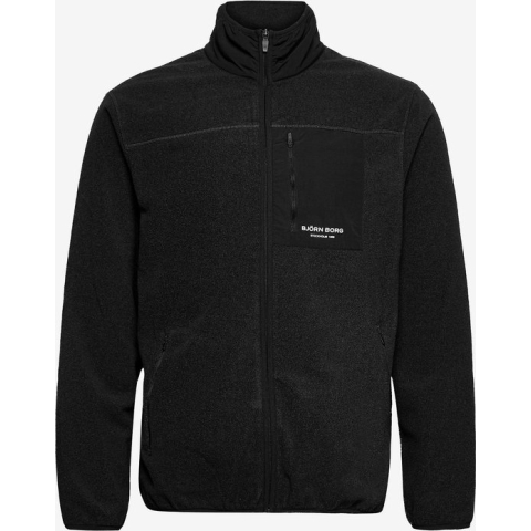 Bjorn Borg Heren Jacket Fleece Sthlm, Anthracite Melange Maat S Mannen
