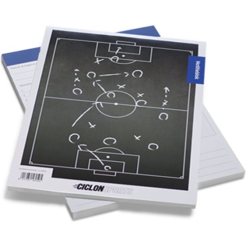 20 stuks! Voetbal notitieblok A4 - Voetbalblok - Coachblok - Trainer coach - Aantekeningen - Ciclón Sports
