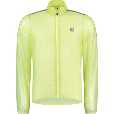 Rogelli Emergency Regenjas - Fietsregenjack - Heren - Fluor - Maat M