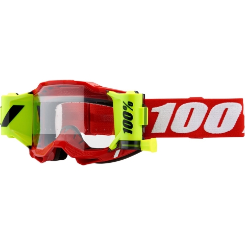 100% - Accuri 2 Forecast - Motocross Enduro Roll Off Bril - Rood