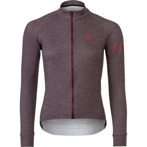 AGU Merino Fietsshirt Lange Mouwen Performance Dames - Red - M