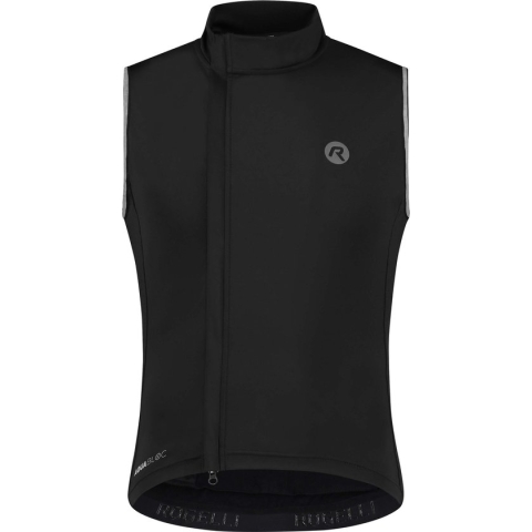 Rogelli Essential Mouwloos Fietsjack - Heren - Zwart - Maat M