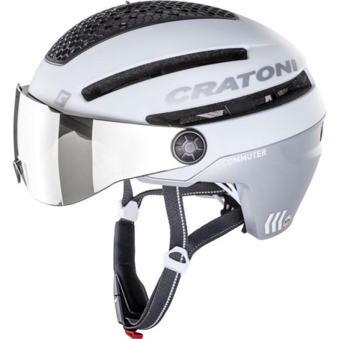 Cratoni Commuter Fietshelm - speedpedelec NTA 8776 - Maat S/M - (54-58cm) - Wit